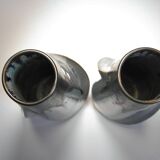Paire de vases style Art Nouveau en céramique