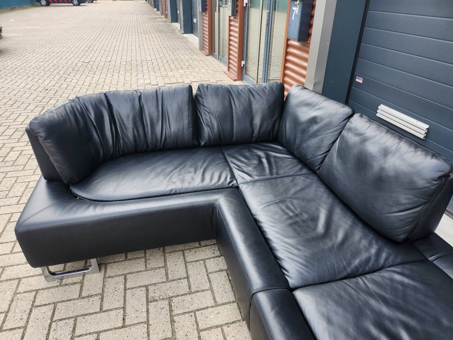 de Sede DS-165 canapé lounge - cuir noir - canapé fonctionnel