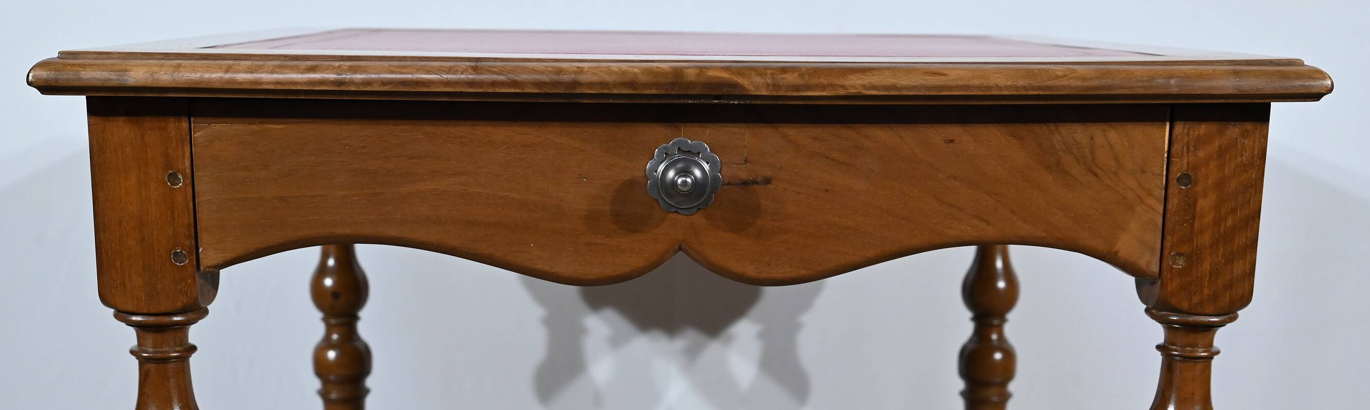 Small Solid Walnut Table, Louis XIII / Louis XIV style – Early 19th century