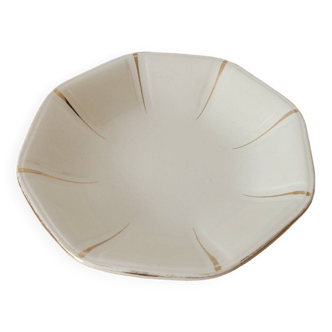 Assiette creuse art déco Sarreguemines