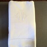 Monogrammed and embroidered sheet