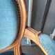 Pair of armchairs old medallion style louis xvi