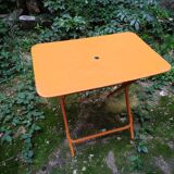 Table de jardin pliante en métal