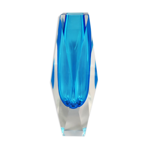 vase bleu rare des années