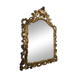 Large golden rockery mirror