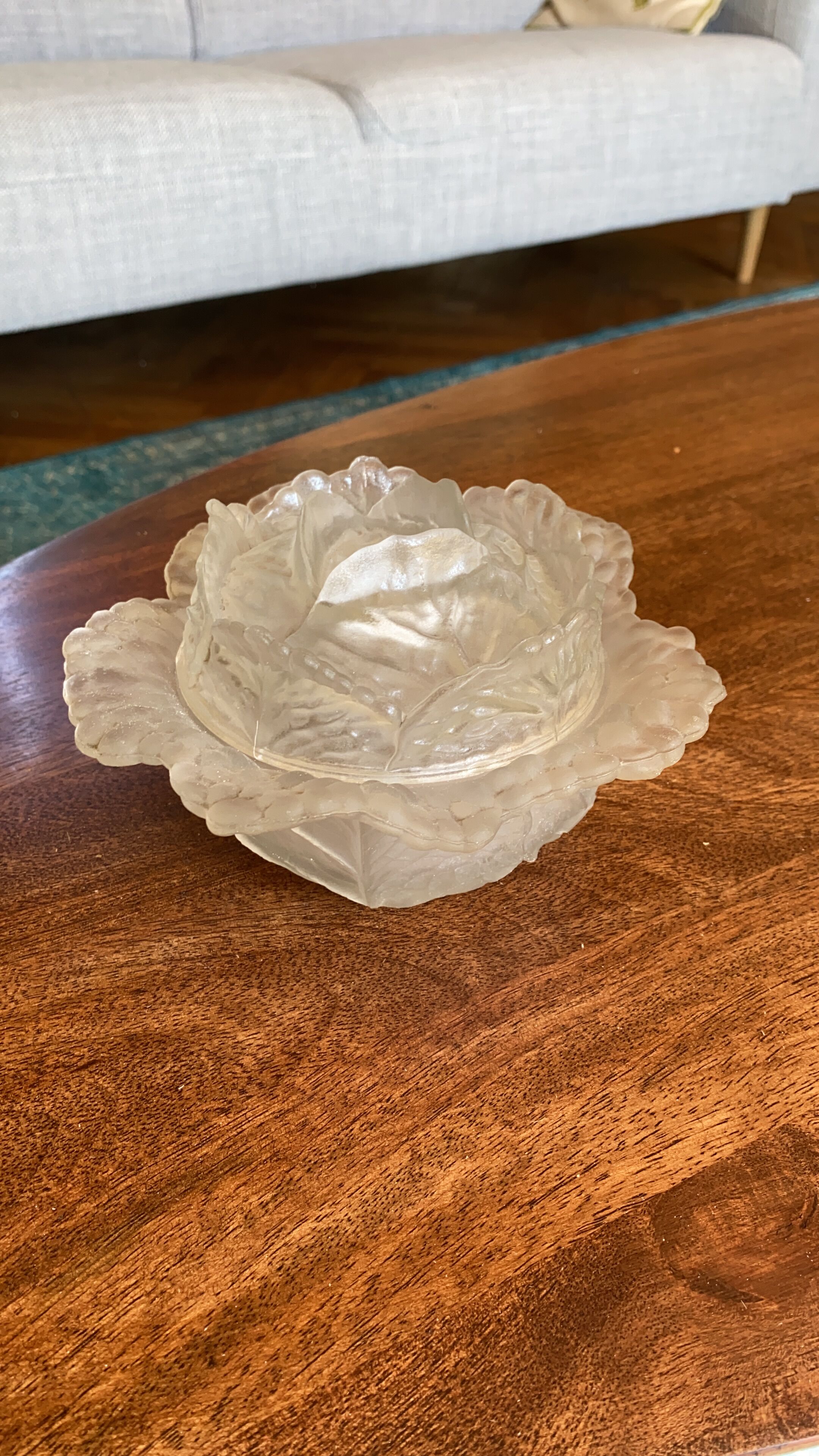 Sugar candy with glass cabbages