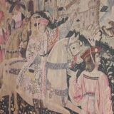 Wall tapestry art edition Rambouillet Departure for the hunting museum of medieval Cluny Middle Ages