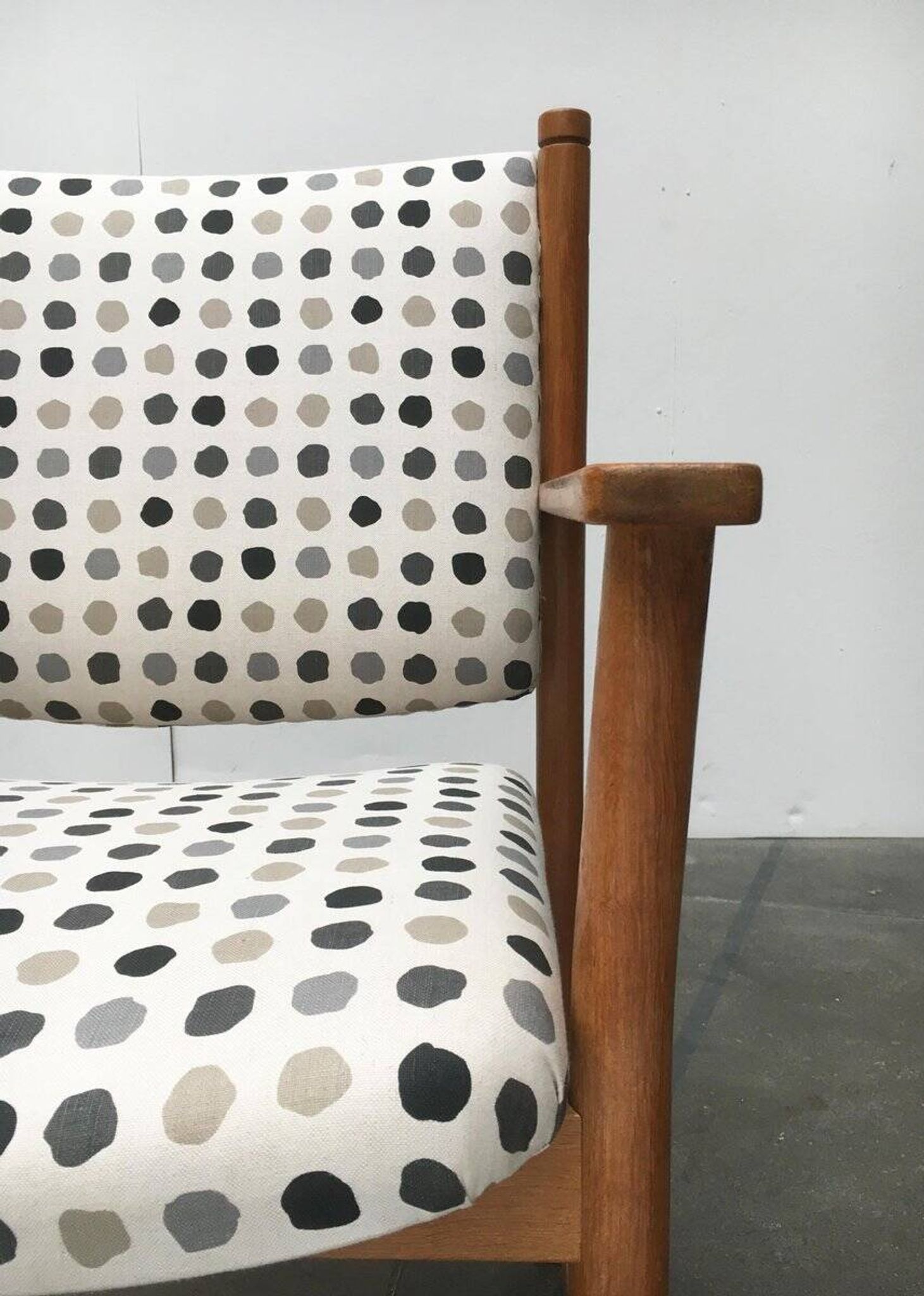 Set of mid-century Danish oak armchairs by Kurt Østervig.