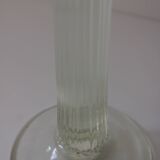 Large antique transparent Murano candlestick