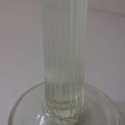 Grand bougeoir Murano transparent ancien
