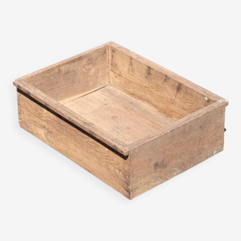 Old oak wood drawer