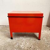 Tool box - workshop maid - vintage orange