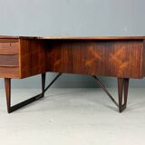 1960s Peter Løvig Nielsen 'Boomerang' Desk Hedensted Møbelfabrik