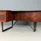 1960s Peter Løvig Nielsen 'Boomerang' Desk Hedensted Møbelfabrik