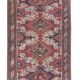 Tapis vintage turc de oushak tissé à la main 117x196 cm