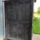 Antique Breton oak cabinet, richly carved