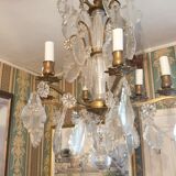 Chandelier cage with tassels