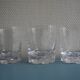 3 verres whisky cristal Vannes service vintage french crystal glasses
