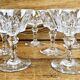 6 old Baccarat crystal champagne glasses Piccadilly model signed