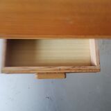 Vintage rattan bedside table