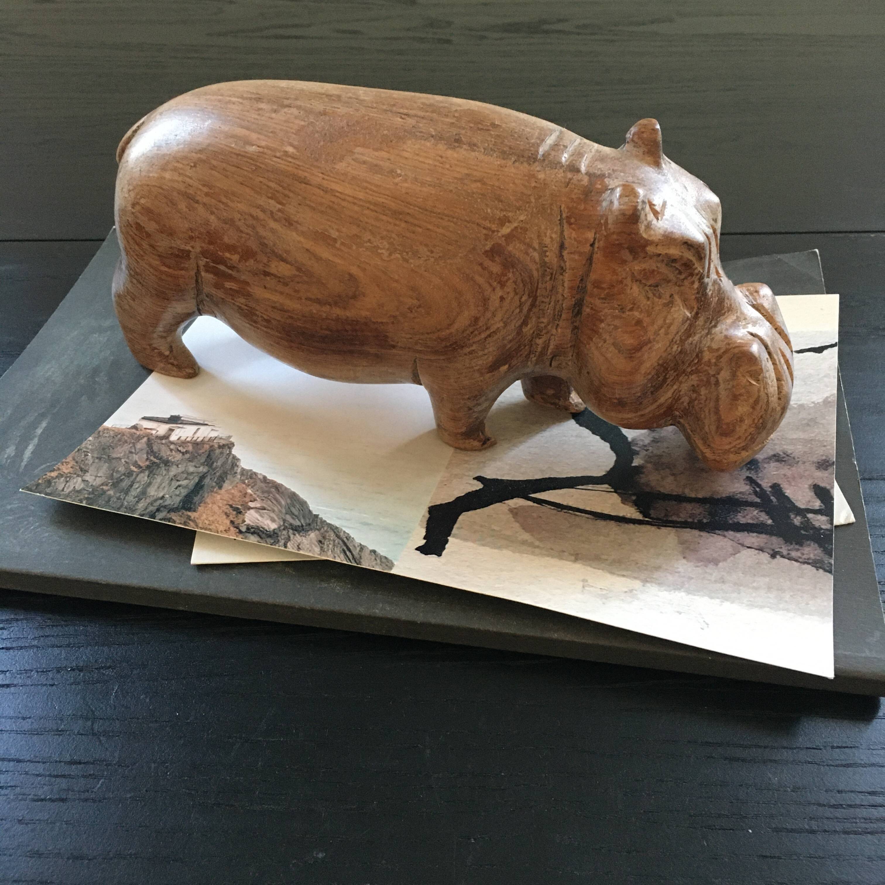 Hippo paperweight