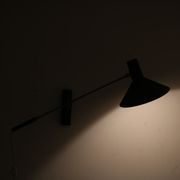 1960s Model “7105” wall lamp by J.J.M. Hoogervorst for Anvia, Netherlands