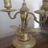 Bougeoir à pouce en bronze
