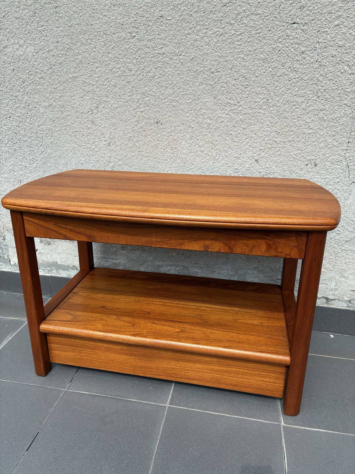 Sailing Stolefabrik teak coffee table with drawers, Denmark, 1960s