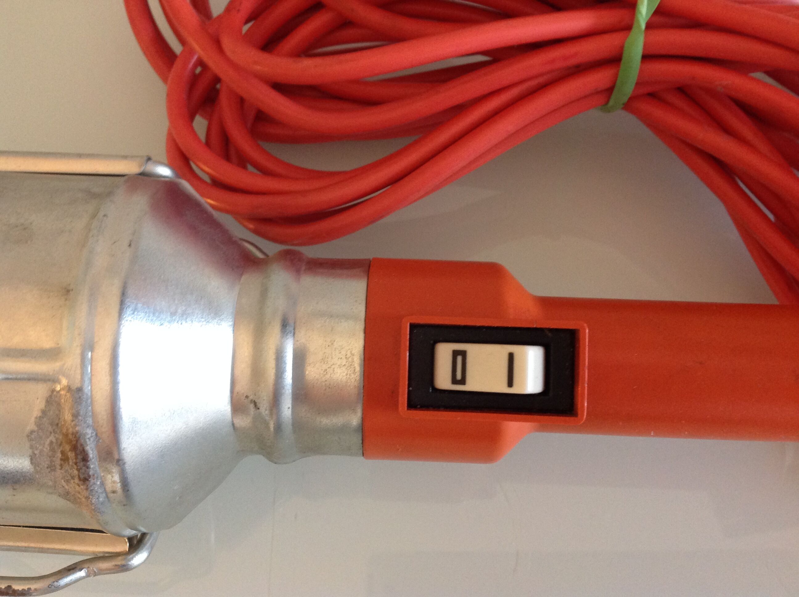 Scame orange workshop walker industrial/vintage 60s-70s