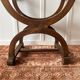 Dagobert armchair in carved wood