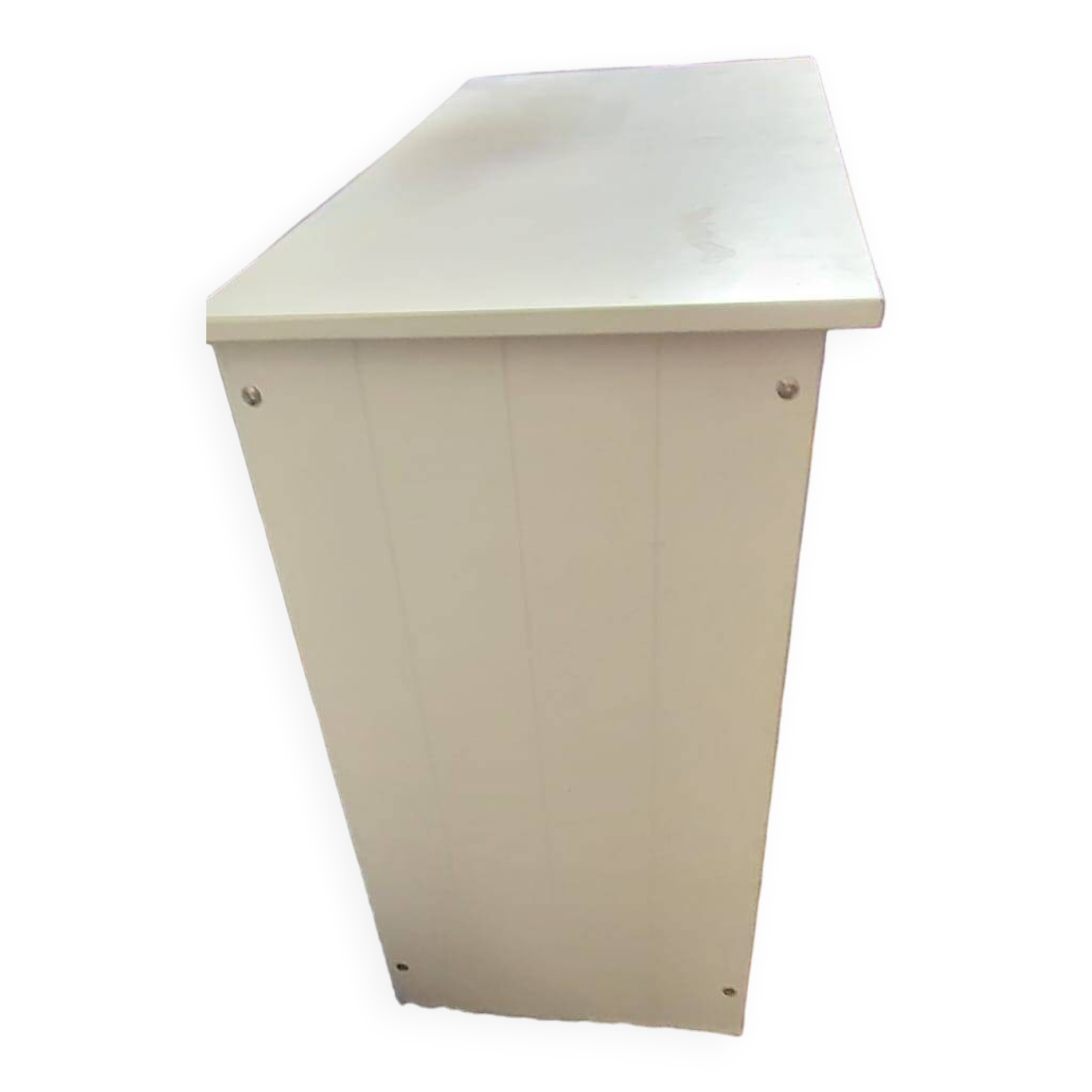 Wooden chest of drawers - White