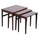 Mid-Century Danish Rosewood Nesting Tables from Brdr. Furbo, 1960s