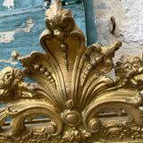 Old gilded mirror Napoleon III style