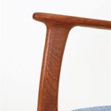 Newly upholstered O.D. Møbler / Erik Buck “Type 50” armchair / teak / mid-century / Danish modern design / Erik Buch