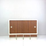 bathroom wardrobe - storage with sliding doors - 4 drawers