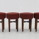 Tabouret Art Déco des années 1940, Tchécoslovaquie