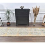 1970s Turkish Oushak Wool Distressed Rug 81x352