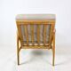 Polish Beige Stefan Oak Armchair, 1970s