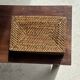 Rectangular woven wicker basket L32 W20 H8 cm