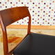 4 Chaises Danoise en Teck Norgaard Johannes 1966
