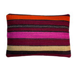 Vintage turkish kilim cushion cover, 30 x 50 cm