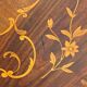 Table à jeu style Louis XV en marqueterie