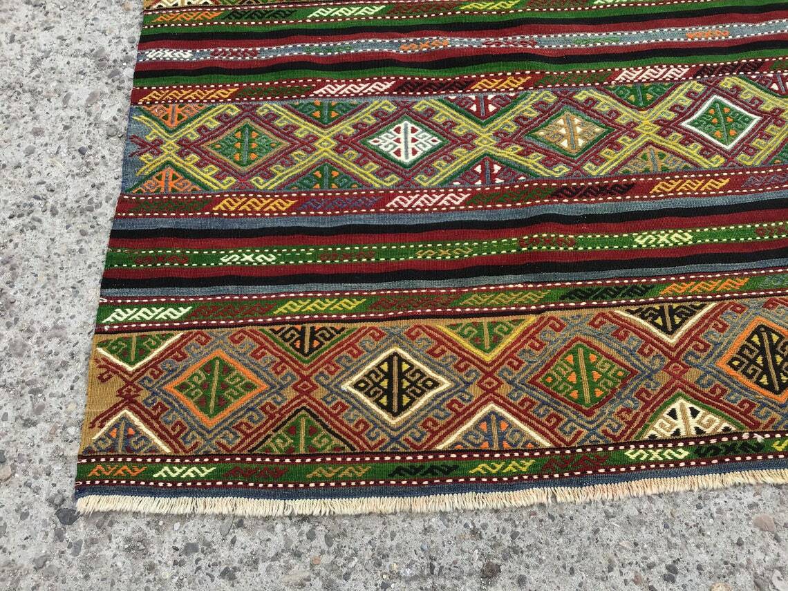 Area rugs 6x10, large rug, rug for kitchen, Anatolian rug, Kilim carpet