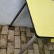 Table en formica jaune 60