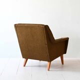Vintage Scandinavian armchair with original fabric