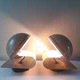 Pair of Guzzini wall sconces - "Bugia" Giuseppe Cormio