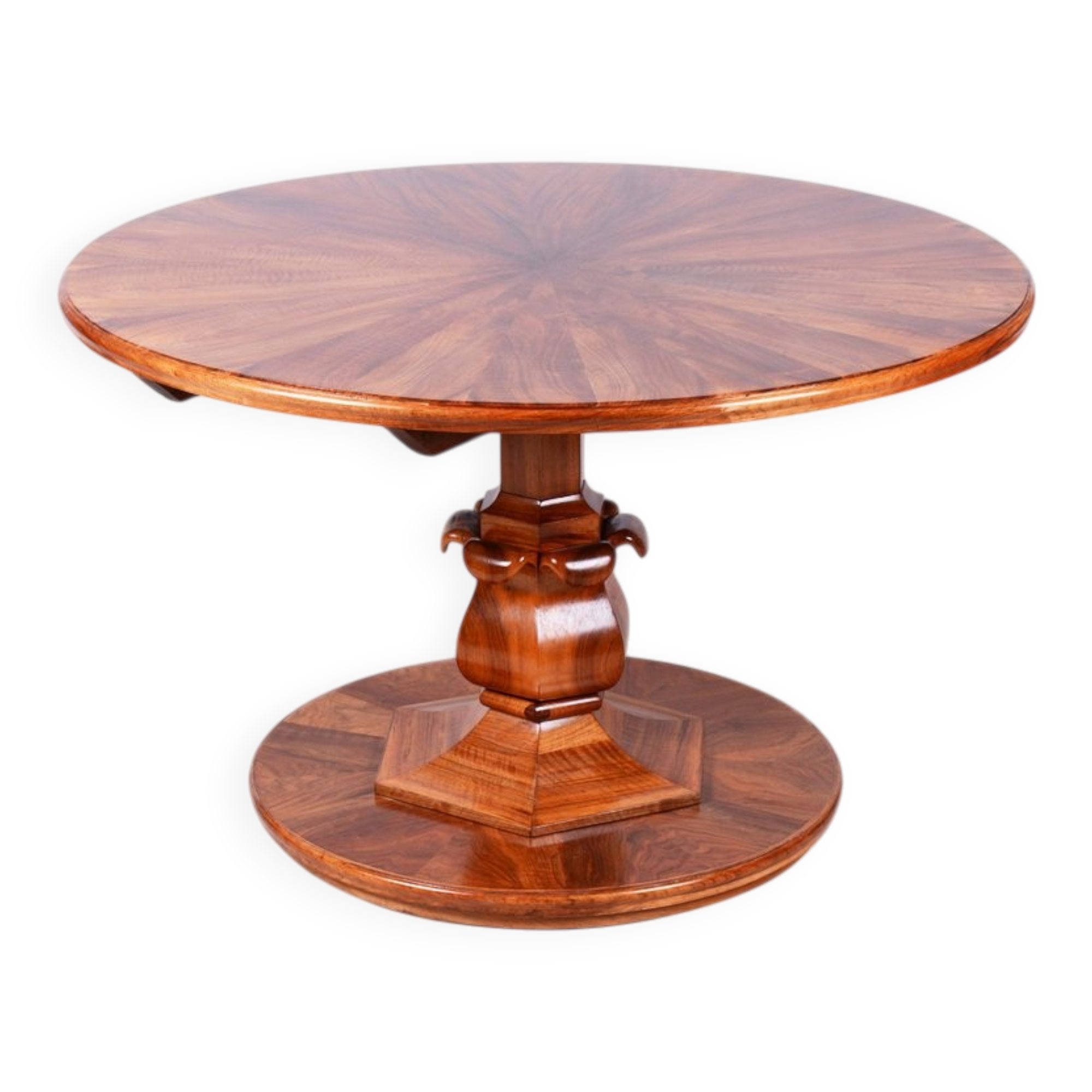 Biedermeier Walnut Dining Table, Austria, 1820s