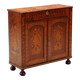 Antique mahogany sideboard with oak inlays, late 19th century.