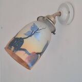 Daum nancy glass paste wall lamp