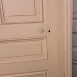 Haussmannian door 83x220 with old glazed transom frame 102x300 chassis